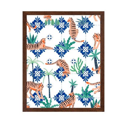 Tiger Tile Pattern