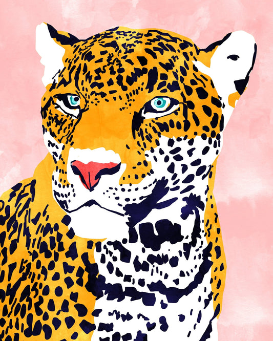 Leopard Portrait Pop