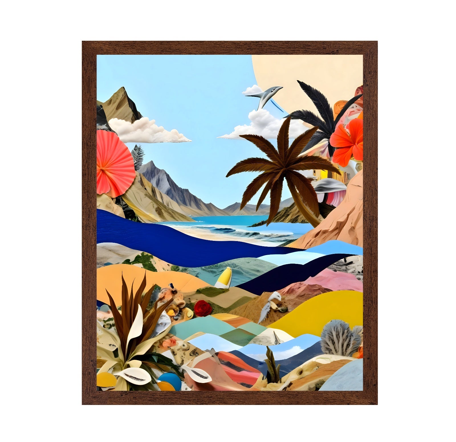 Surreal Coastal Collage