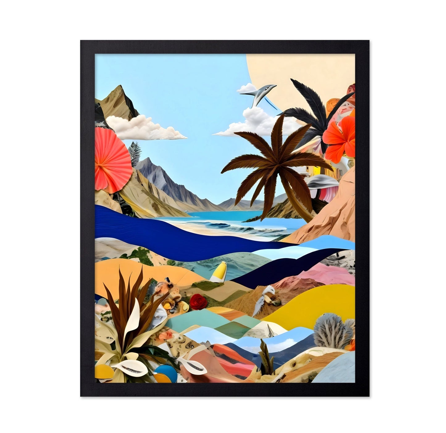 Surreal Coastal Collage