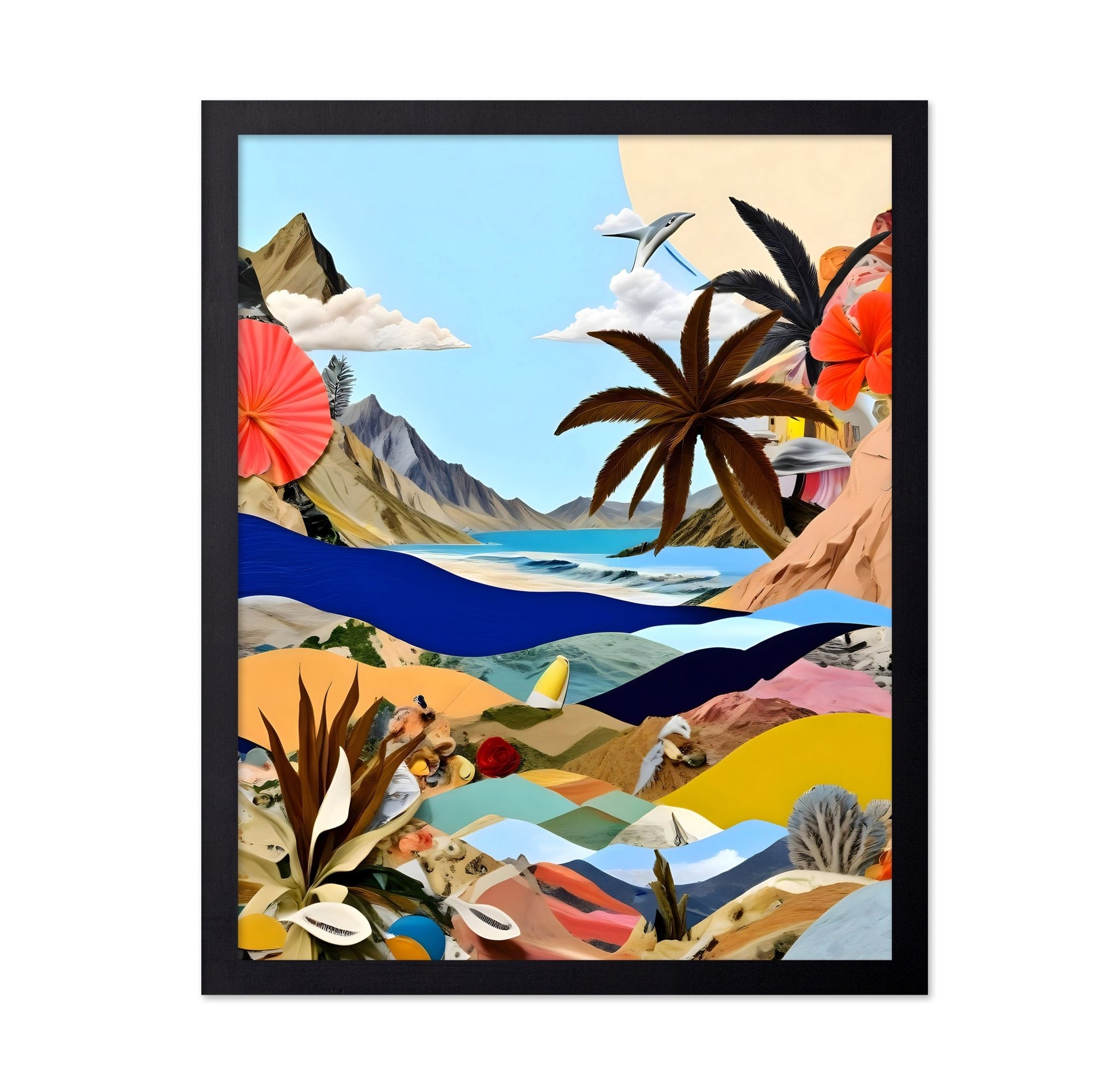 Surreal Coastal Collage