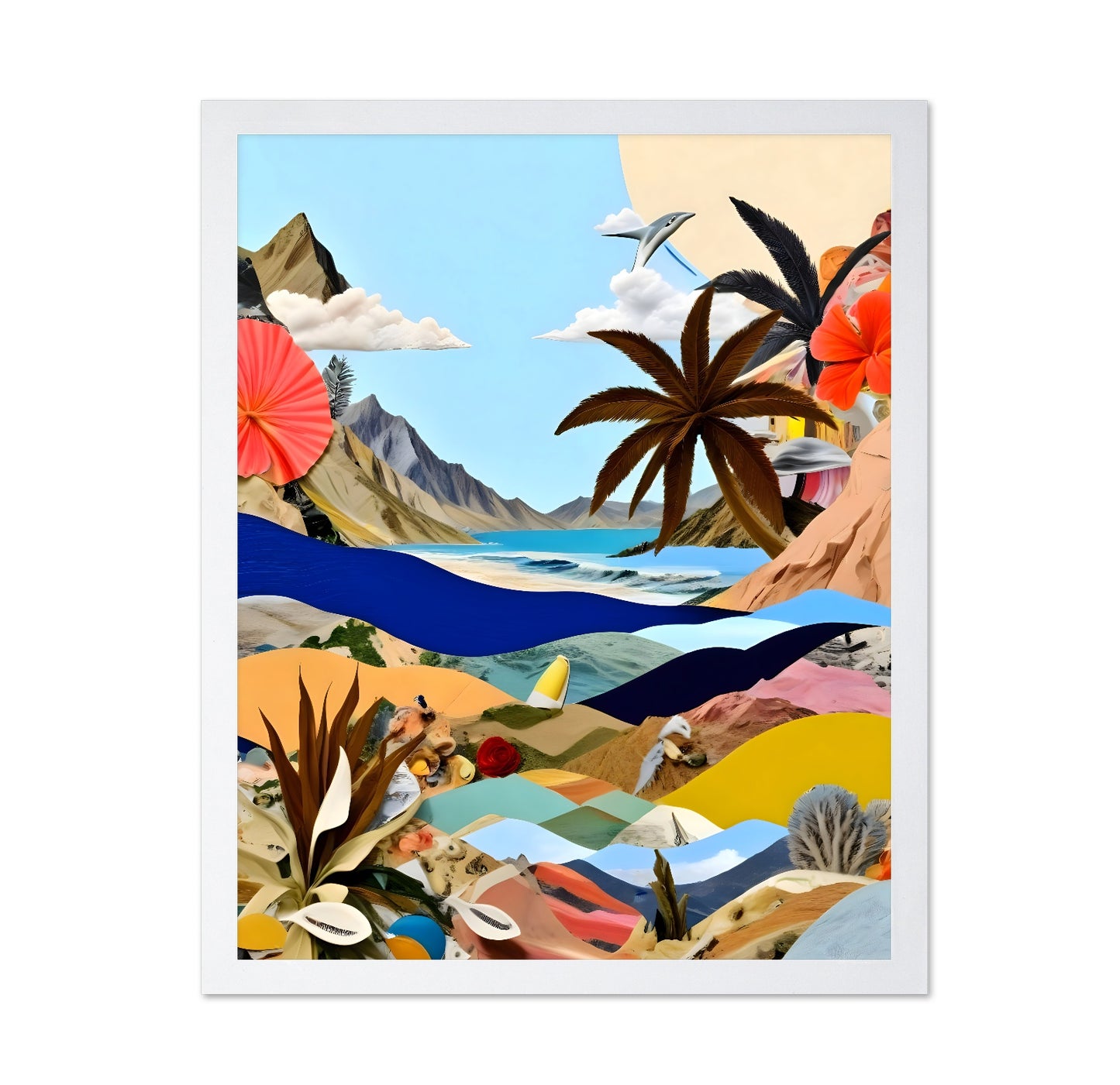 Surreal Coastal Collage