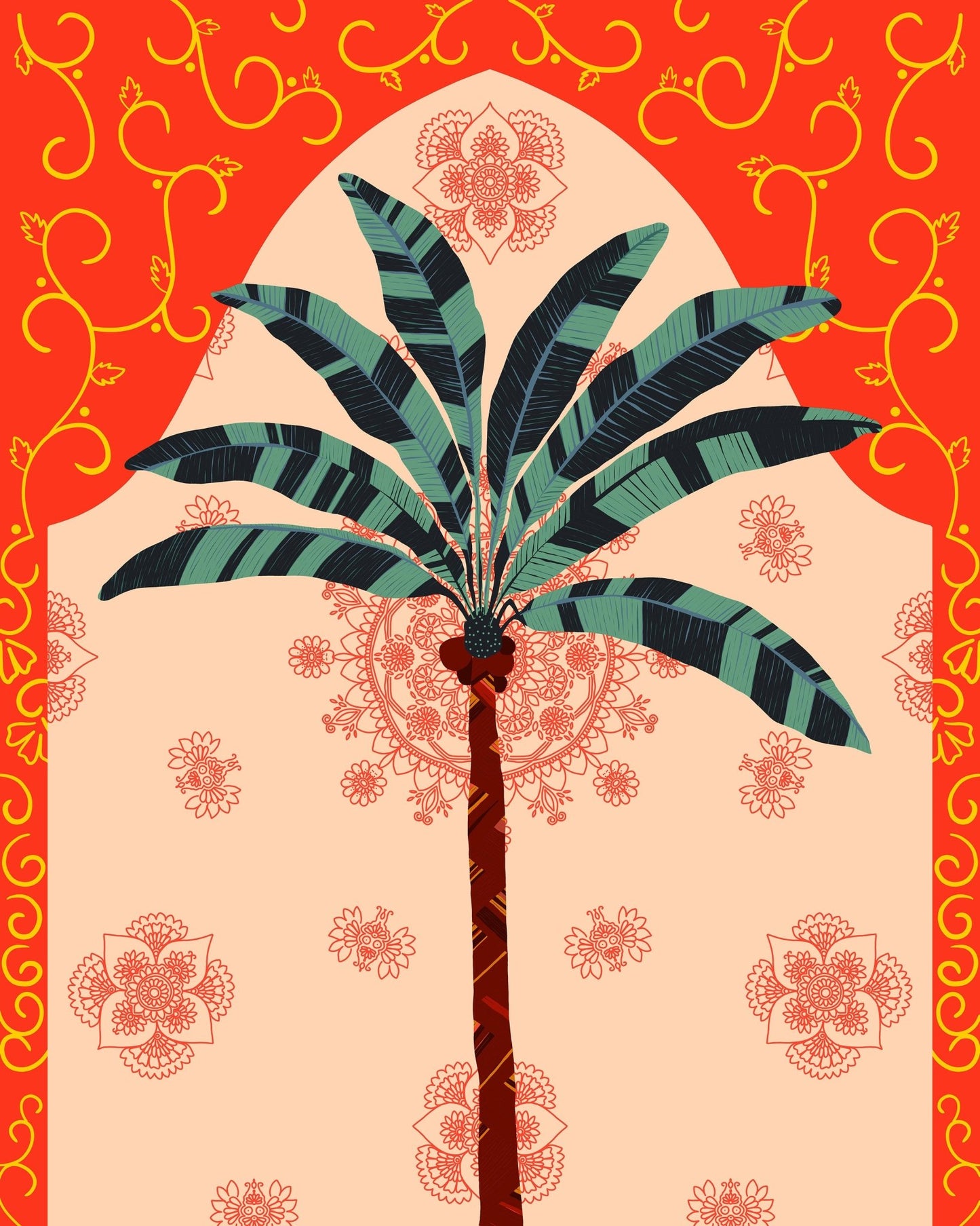 Decorative Palm Motif