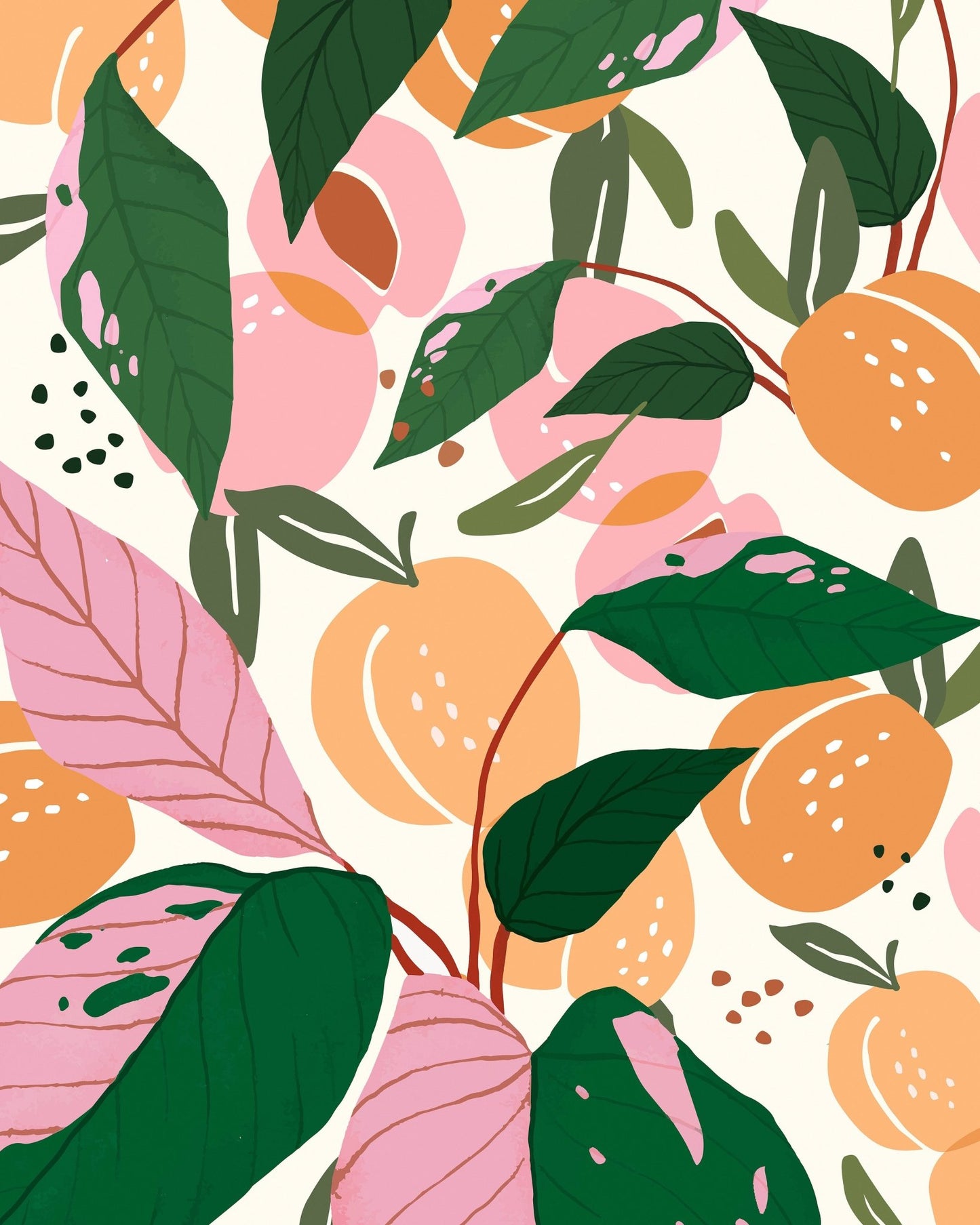 Peach Leaf Pattern