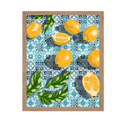 Lemon Tile Pattern