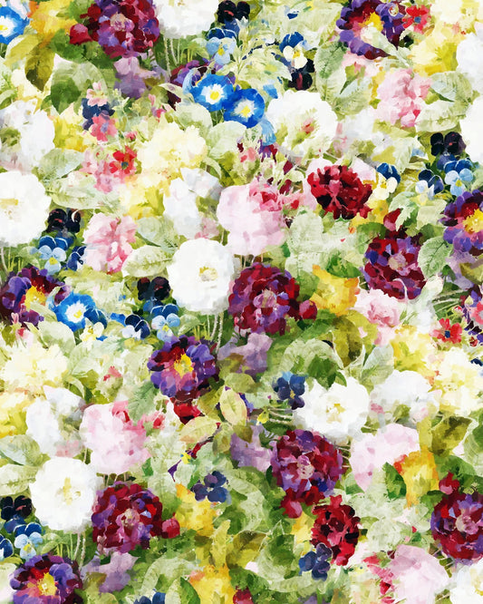 Vibrant Floral Garden No3