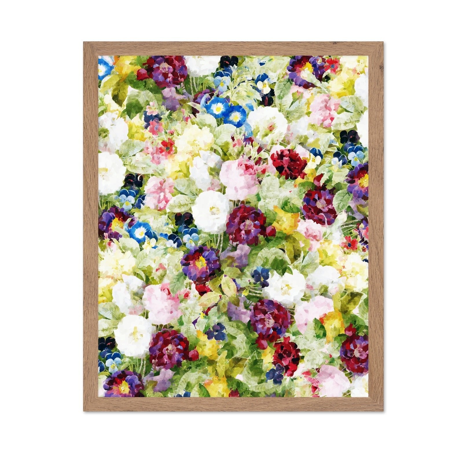 Vibrant Floral Garden No3