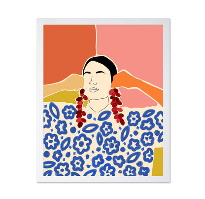 Floral Pattern Woman