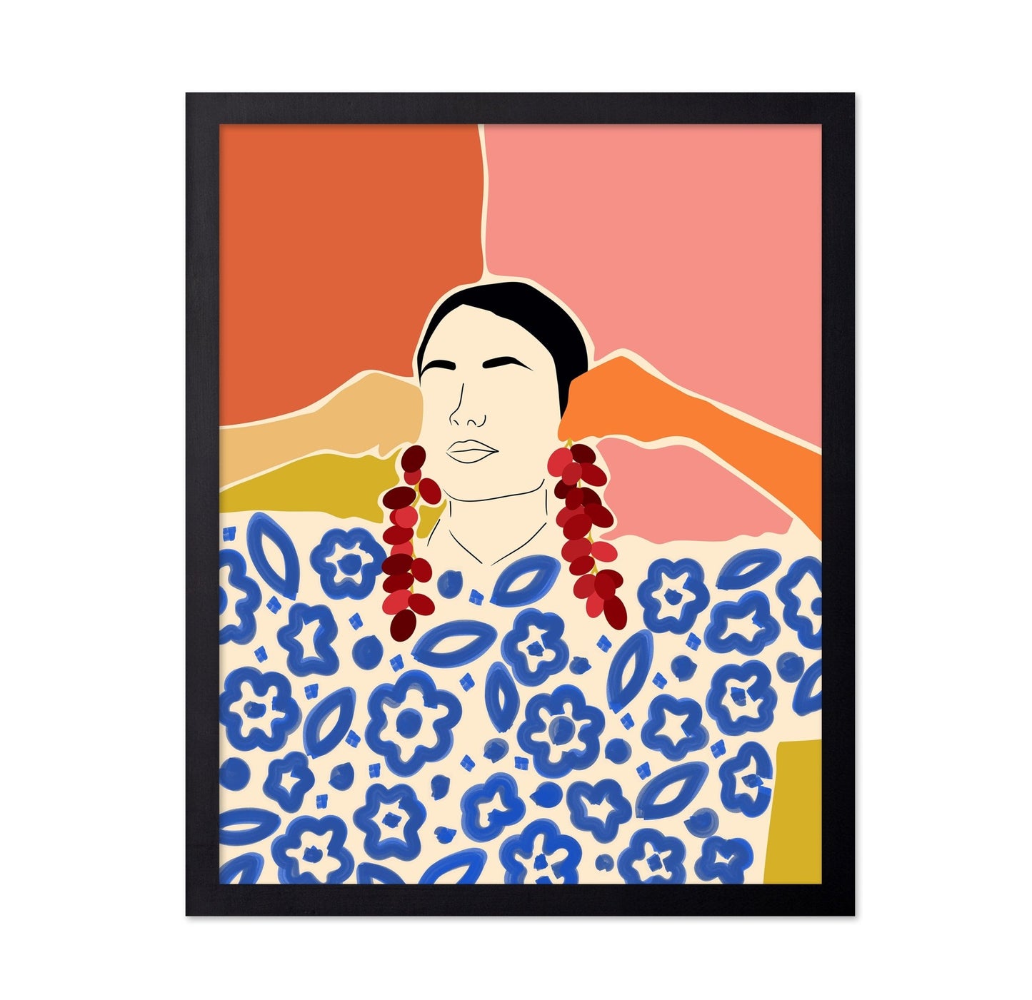 Floral Pattern Woman