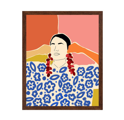Floral Pattern Woman