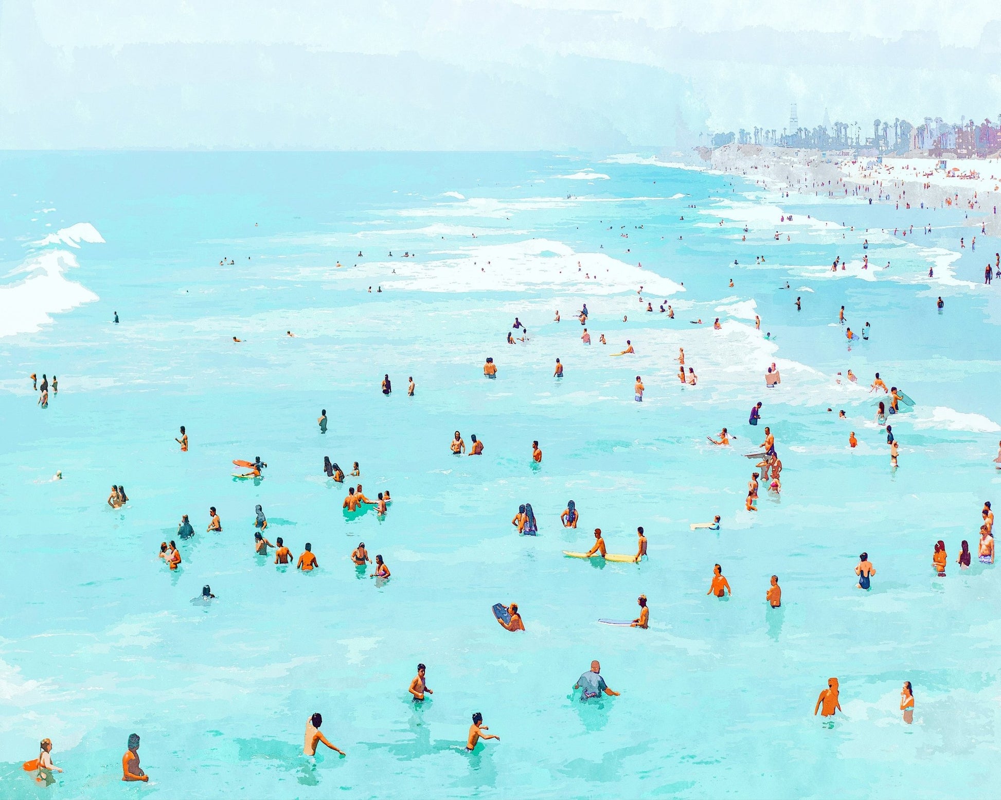 Busy Beach Day