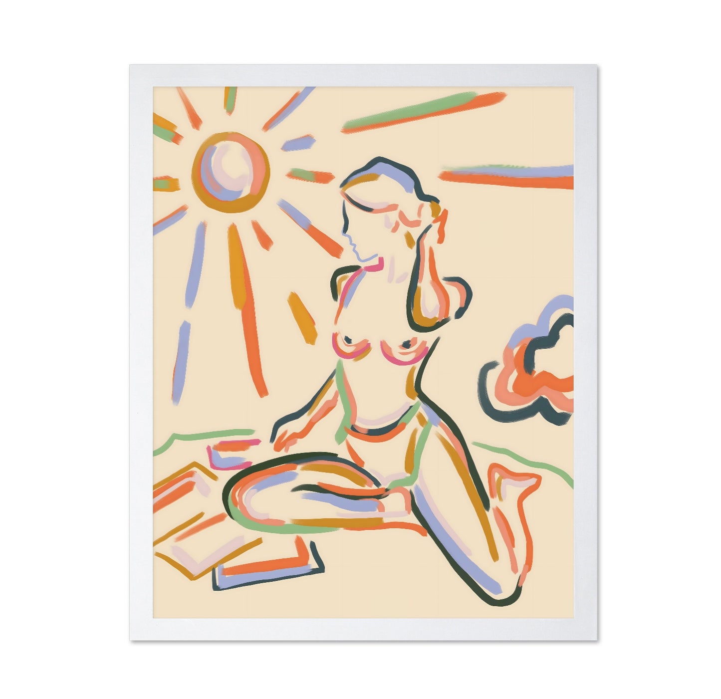 Sunlit Figure Sketch