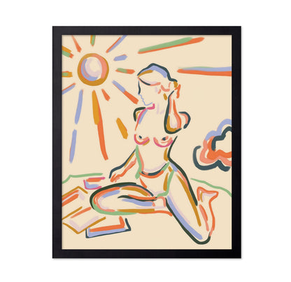 Sunlit Figure Sketch