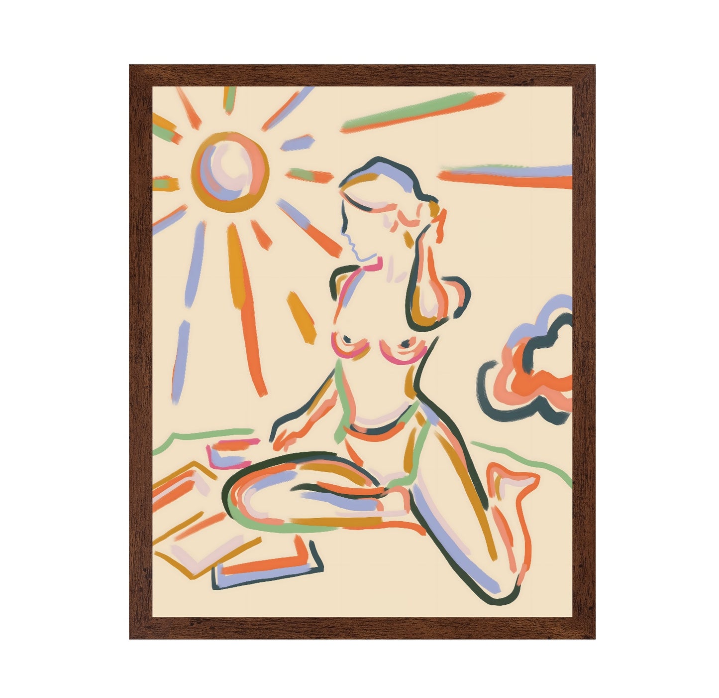 Sunlit Figure Sketch
