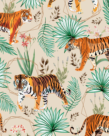 Tropical Tiger Pattern