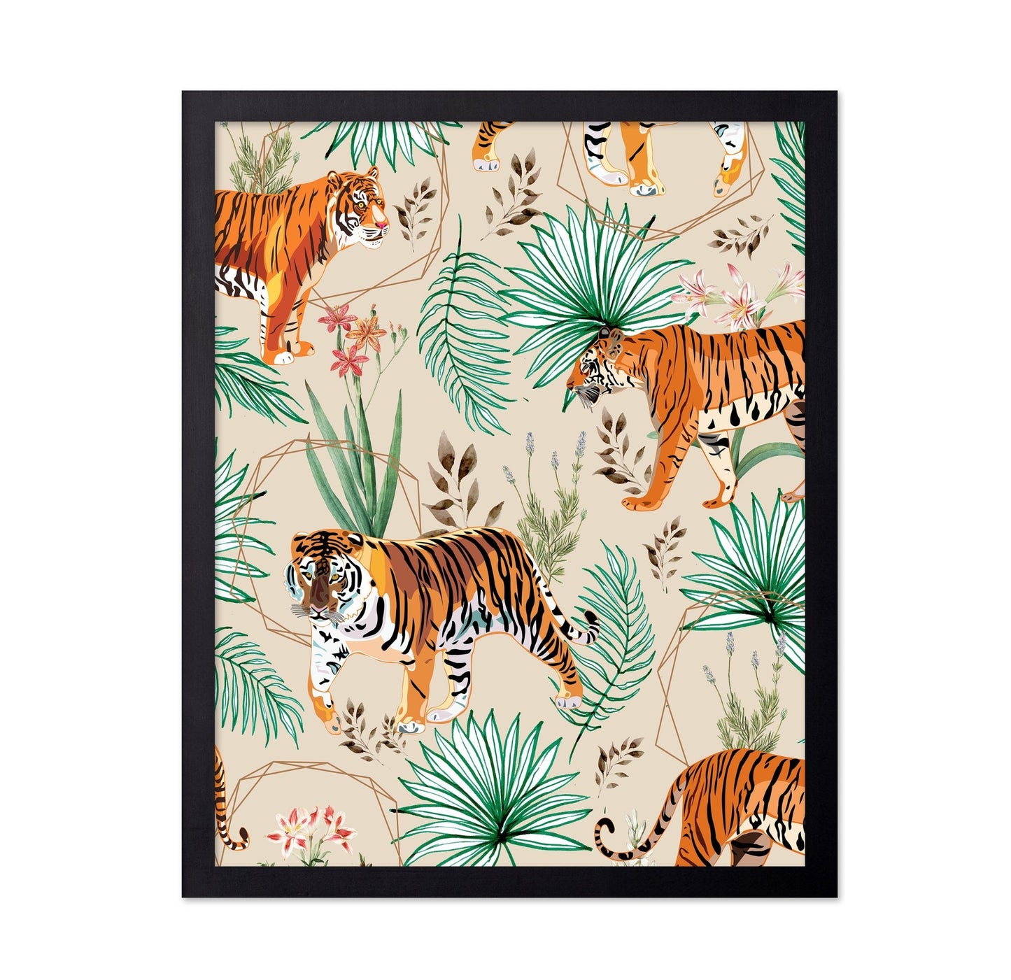 Tropical Tiger Pattern