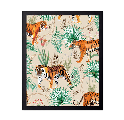 Tropical Tiger Pattern
