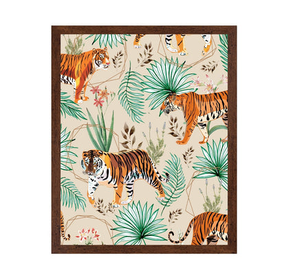 Tropical Tiger Pattern