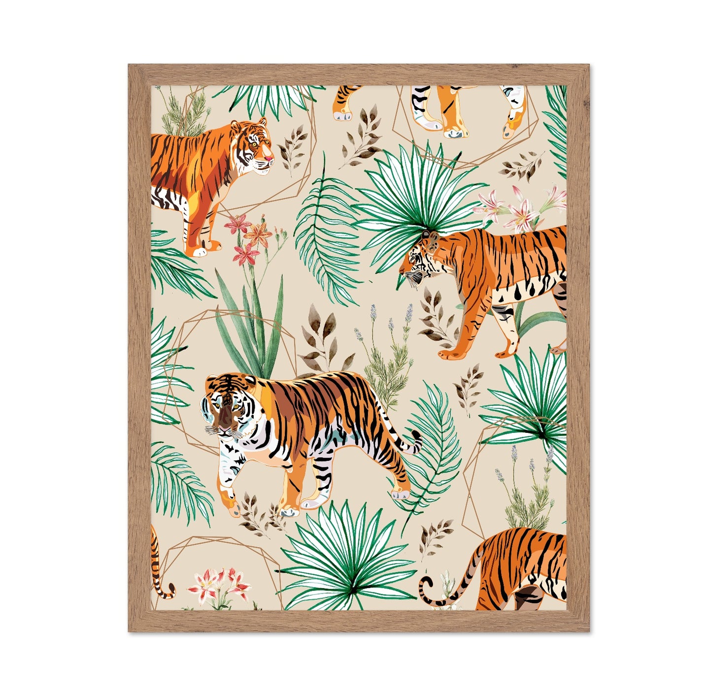 Tropical Tiger Pattern
