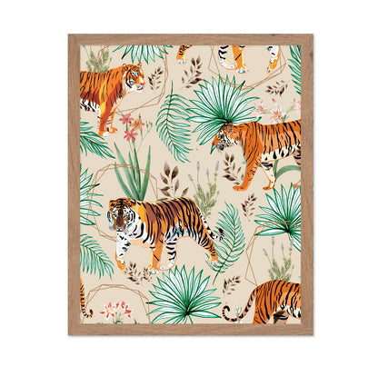 Tropical Tiger Pattern
