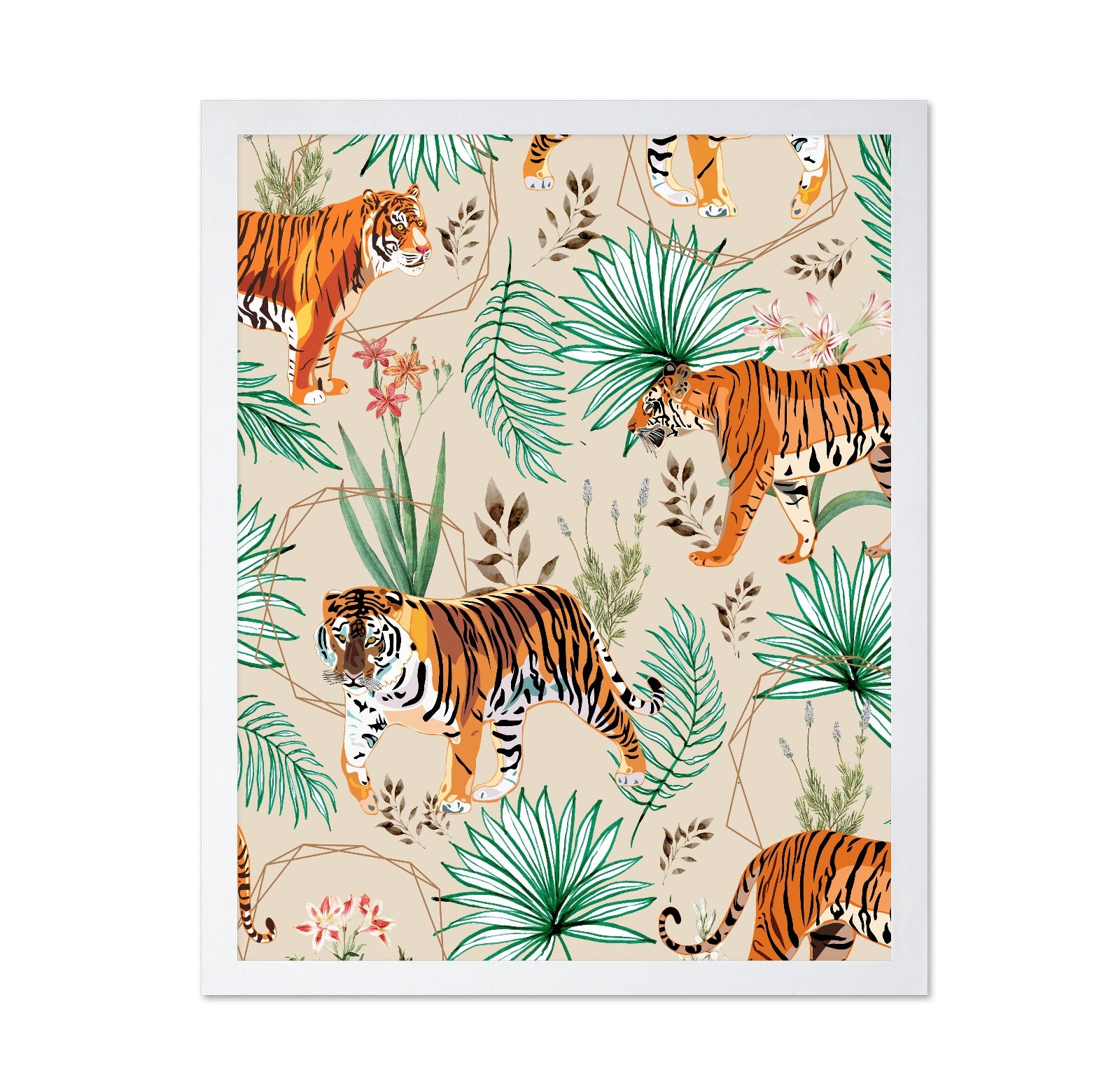 Tropical Tiger Pattern