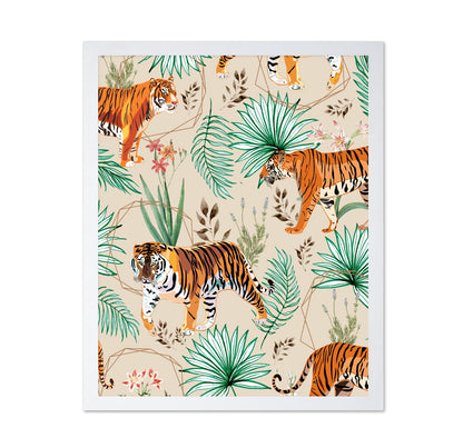Tropical Tiger Pattern