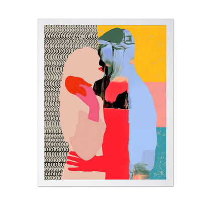 Abstract Lovers Embrace