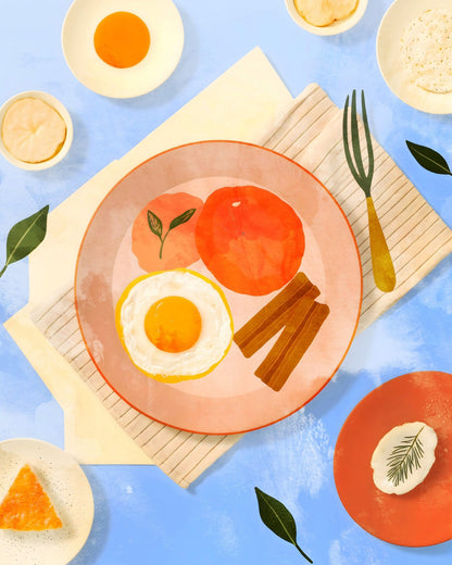 Sunny Breakfast Plate