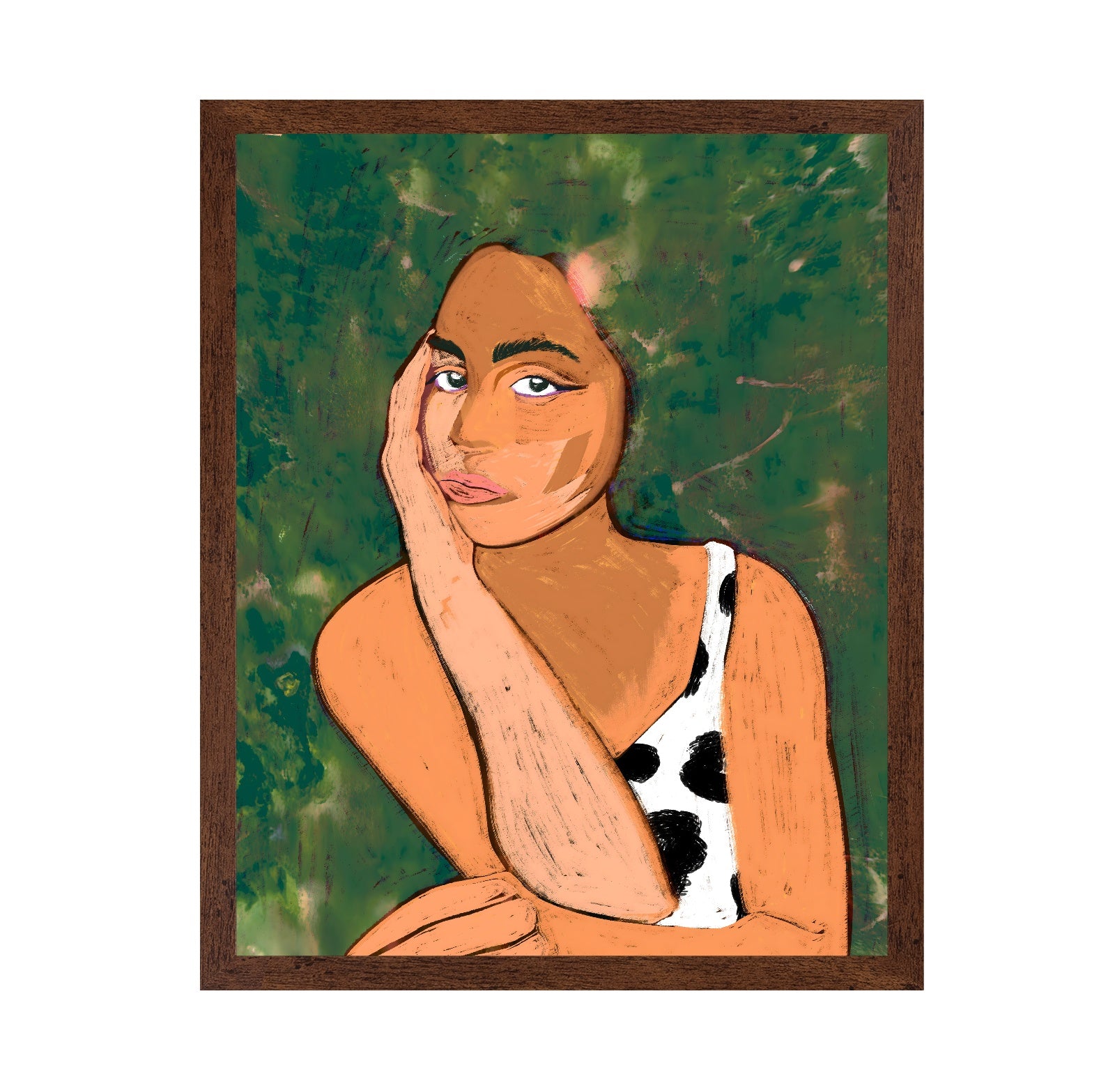 Quiet Green Portrait