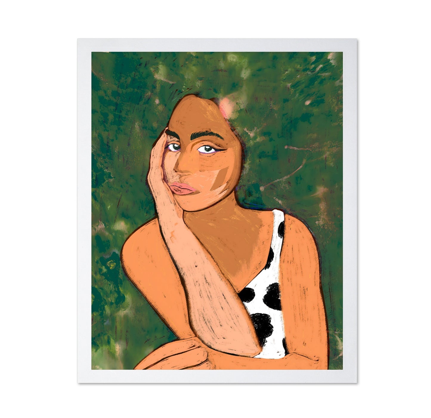 Quiet Green Portrait