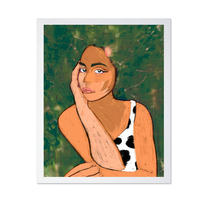 Quiet Green Portrait