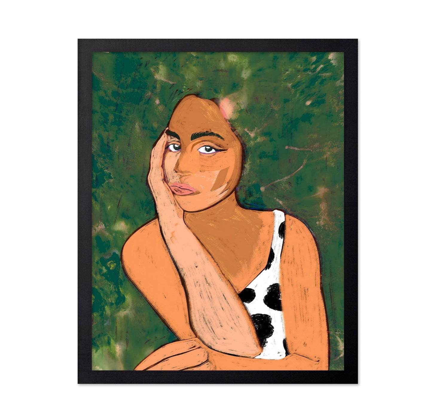 Quiet Green Portrait