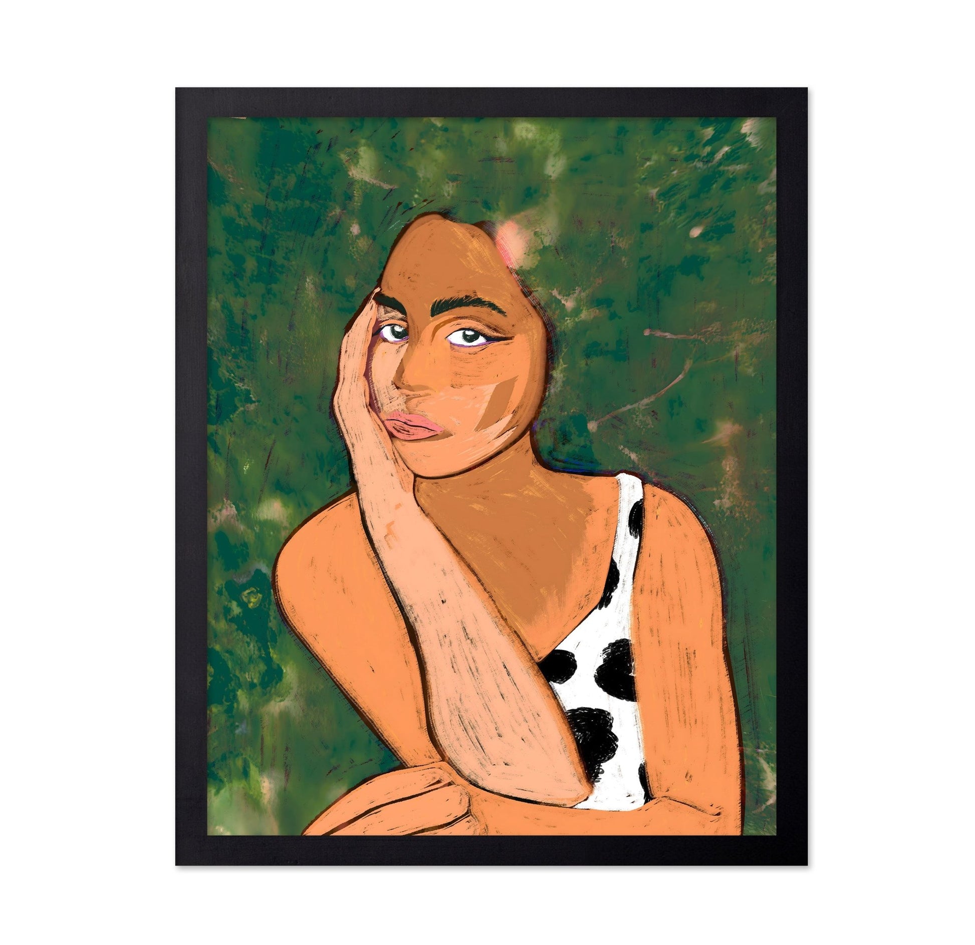 Quiet Green Portrait