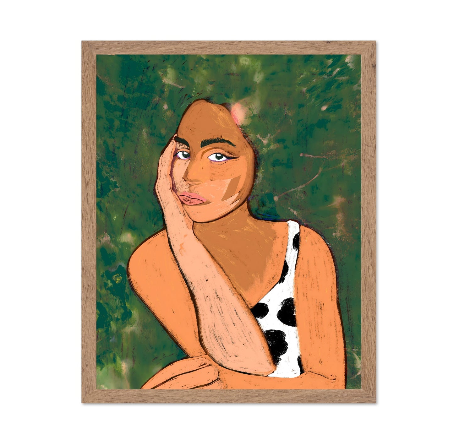 Quiet Green Portrait