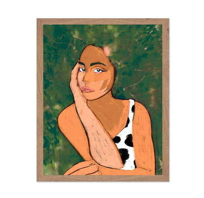 Quiet Green Portrait