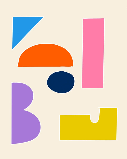 Color Block Shapes No2