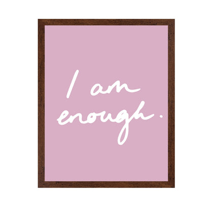 I Am Enough Pink
