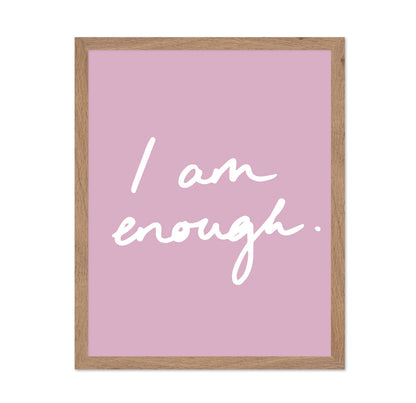 I Am Enough Pink