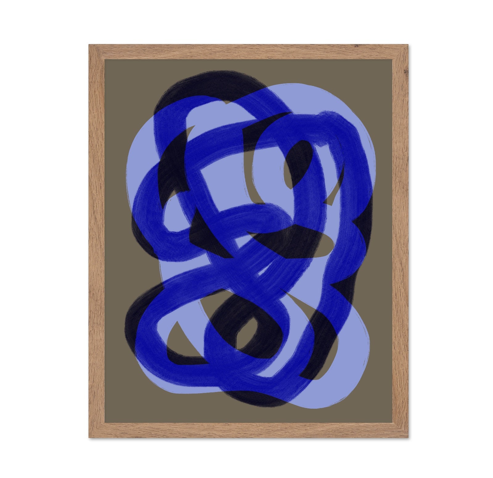 Blue Abstract Flow No2