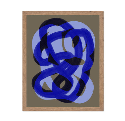 Blue Abstract Flow No2
