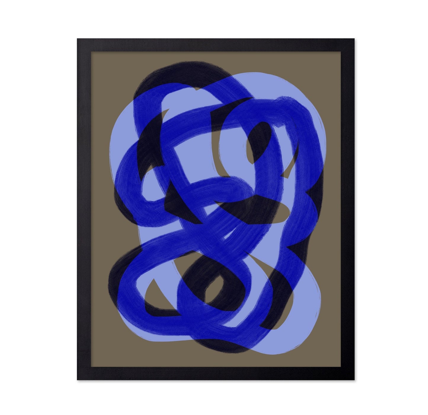 Blue Abstract Flow No2