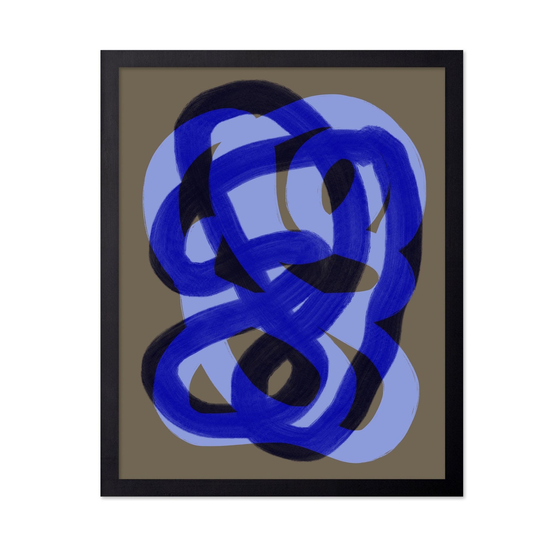 Blue Abstract Flow No2
