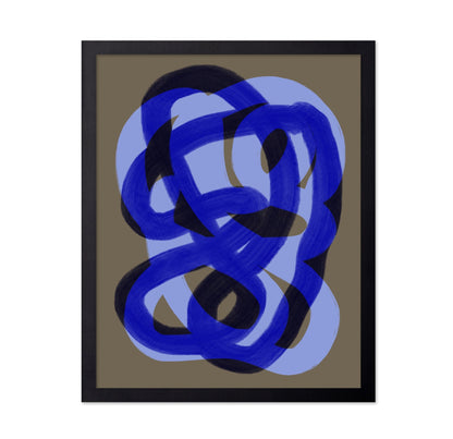 Blue Abstract Flow No2
