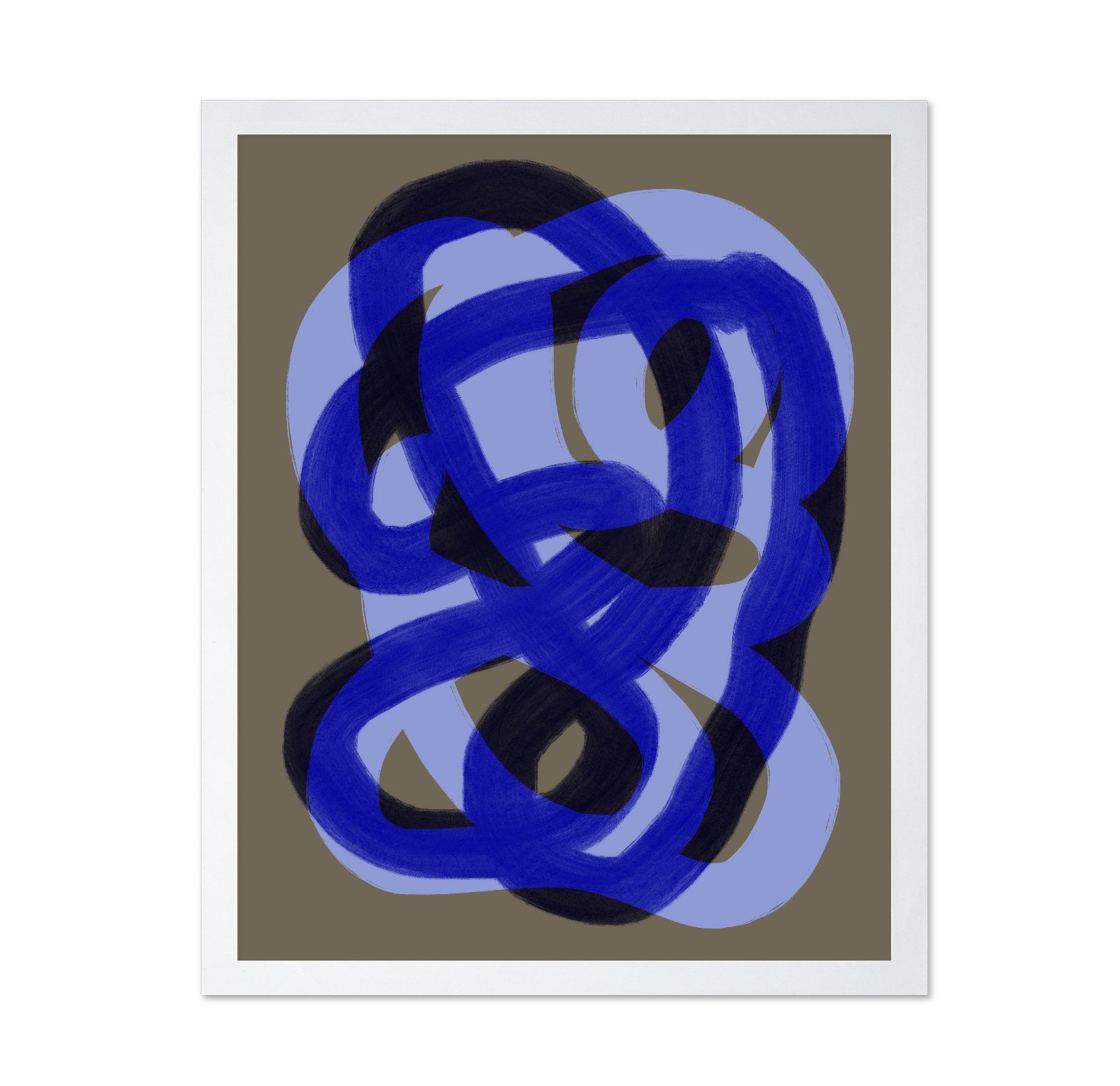 Blue Abstract Flow No2