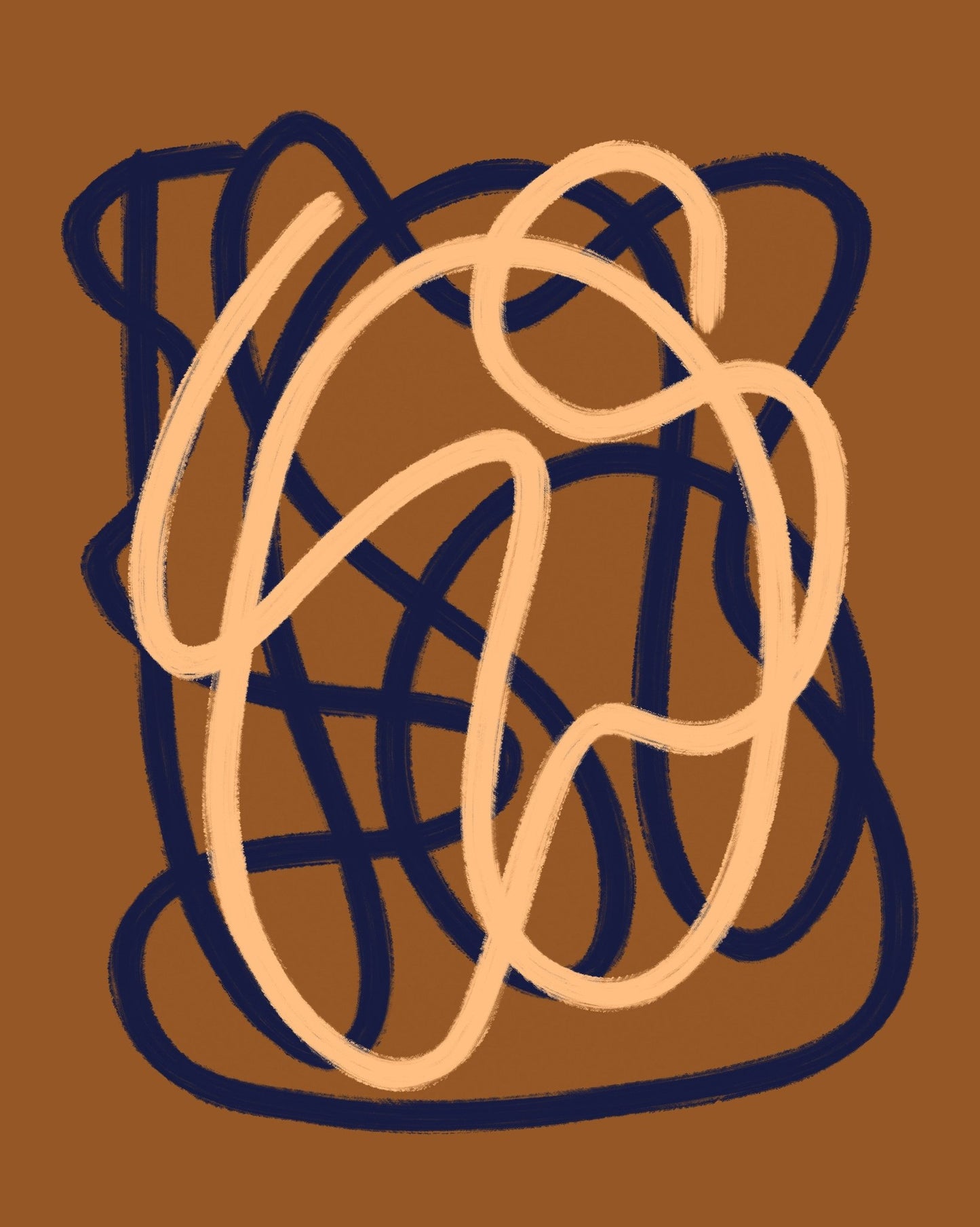 Cocoa Line Tangle