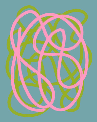 Pink Green Loops