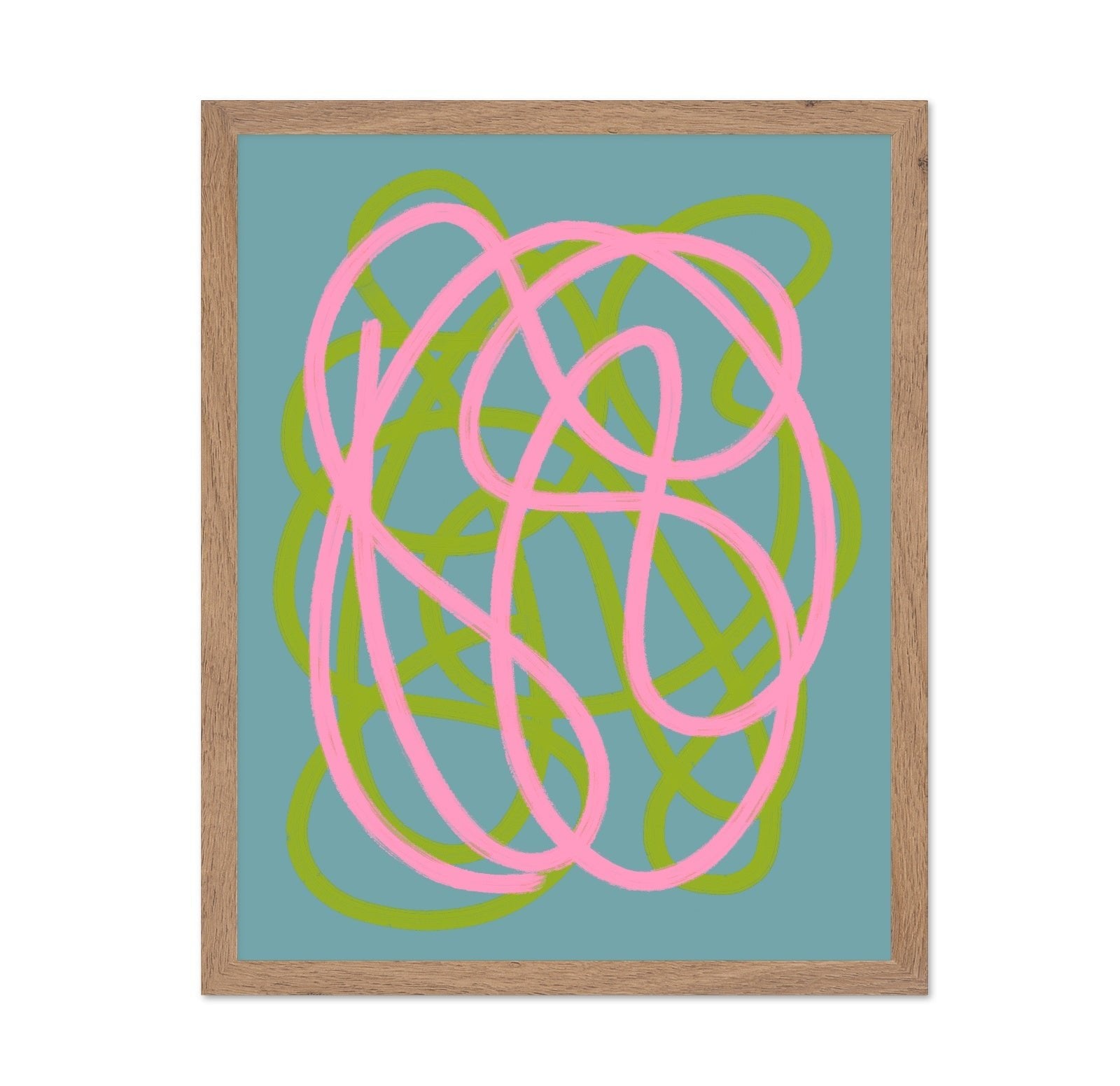 Pink Green Loops
