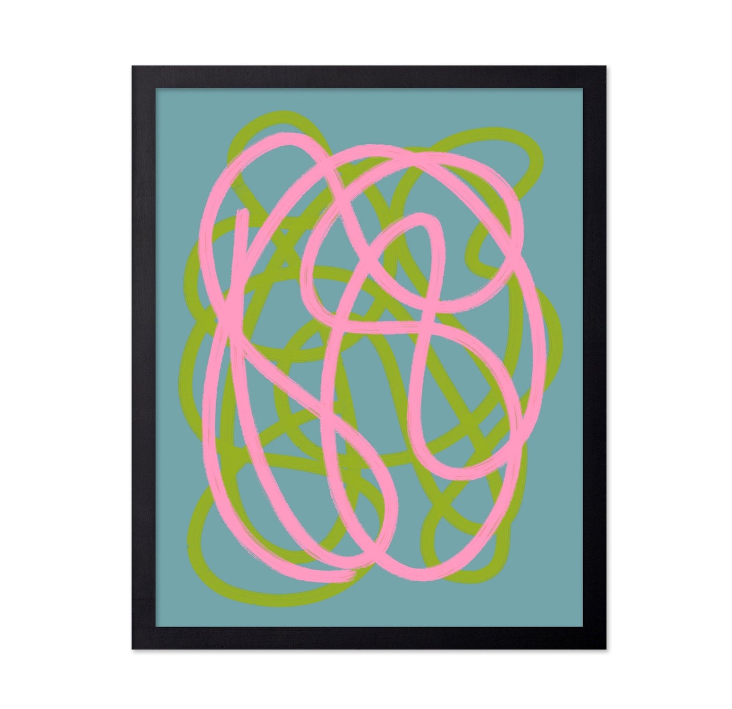 Pink Green Loops