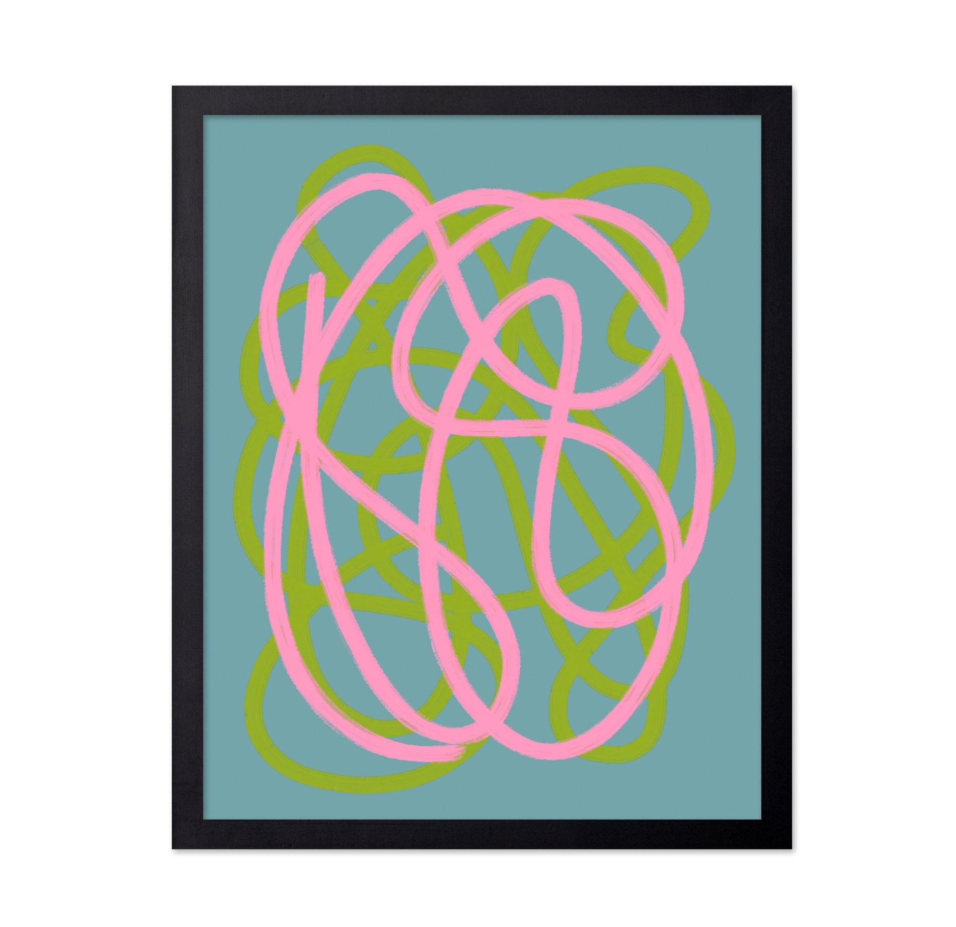 Pink Green Loops