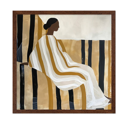Elegant Striped Figure